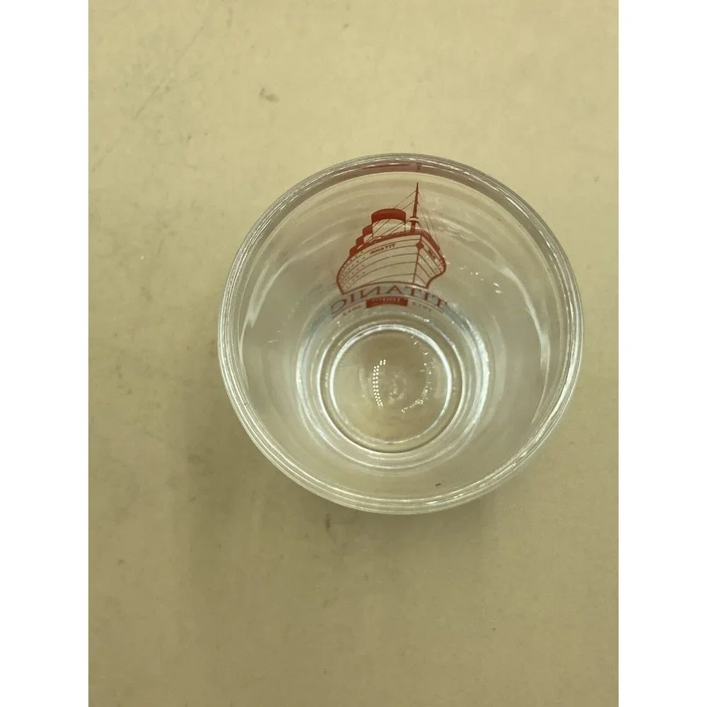 Titanic Shot Glass Souvenir Clear 100th Anniversary 1912-2012